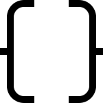 Bracket SVG Icon